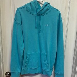 Hollister Blue Sweatshirt Hoodie with Drawstring Hood